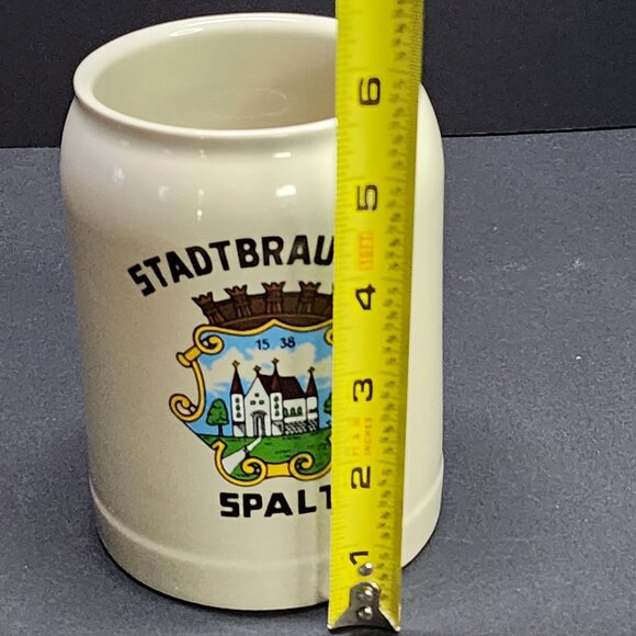 Vintage F. Herb Stadtbrauerei Spalt 1538 Beer Stein Mug 0.5L Ceramic 5.75'' Tall - Picture 8 of 9